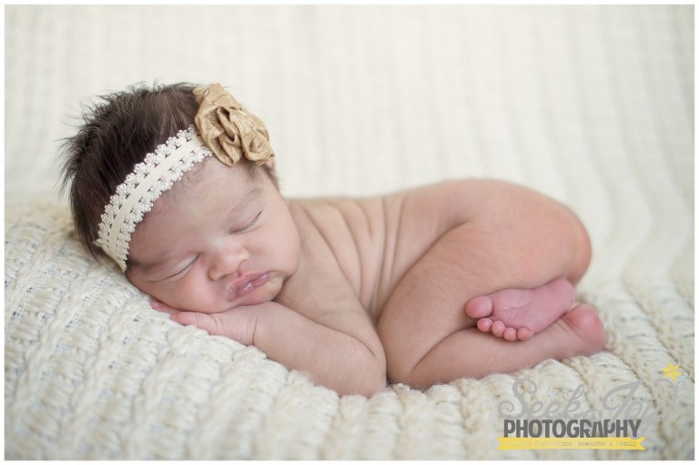newborn posing 