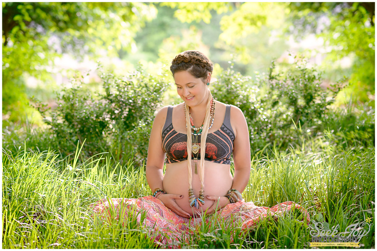 hipster maternity session in greenville sc